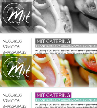 Proyecto de dise&ntilde;o web para empresa de catering