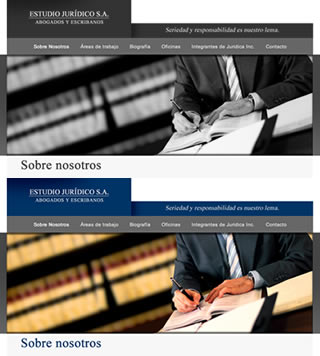 Proyecto web para Estudio de abogados